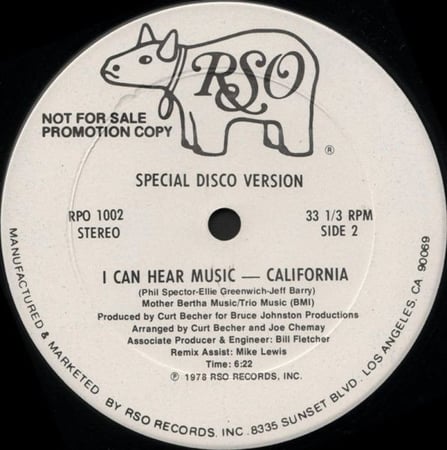 Café Créme / California ‎– Discomania / I Can Hear Music