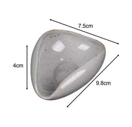 سلة معيار قهوة محارة رمادي