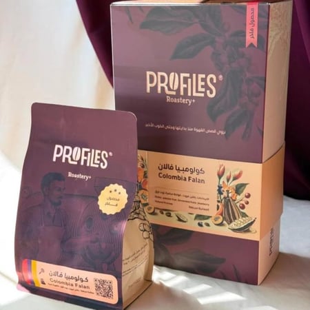 قهوة كولومبيا فالان 250g بروفايلز