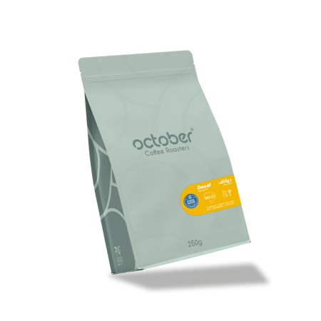 قهوة البرازيل ديكاف 250g اكتوبر