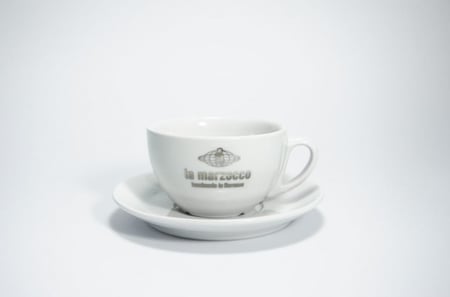 كوب لامرزوكو شعار فضي  لاتيه