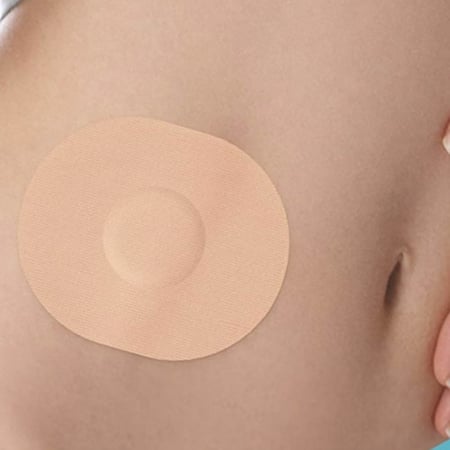 30 لصقه لون بيج حجم كبير لتثبيت السنسر والمضخات بدون فتحة.