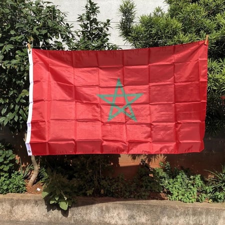 علم المغرب مفاس كبير