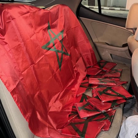 علم المغرب للسيارة