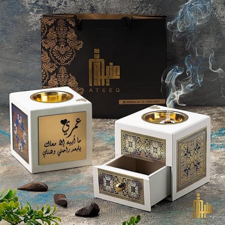 المبخرة الكلاسكية (أبيض)