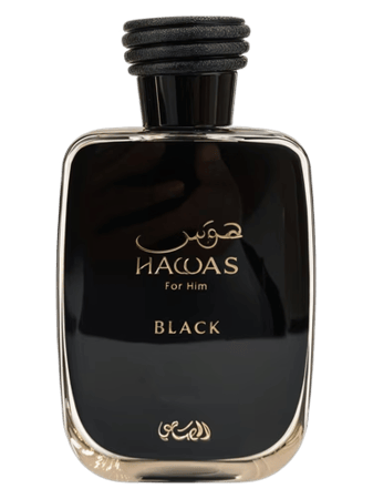 عطر الرصاصي هوس بلاك او دو برفيوم للرجال 100 مل Rasasi Hawas Black Eau de Parfum