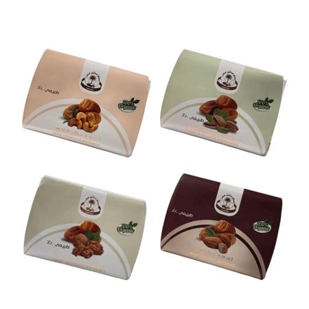 بكج التمور المحشية بـ 4 أنواع