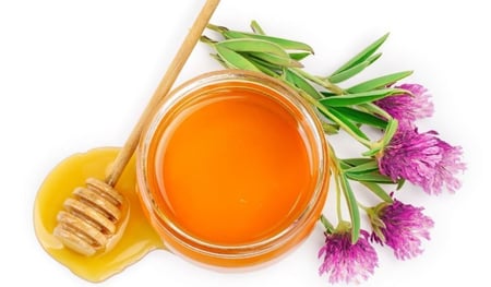 عسل زهور بلدي - البرسيم . نصف كيلو