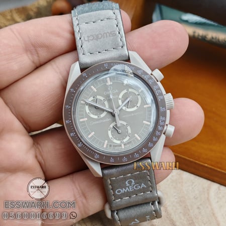 ساعة اوميقا سواتش - مقاس 40 بطاريات -موديل رقم OMG9