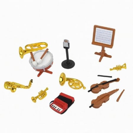 قطع موسيقية لتزيين الدفاتر وصنع الإكسسوارات أشكال موسيقية متجر مقام