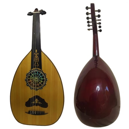 عود عربي أصلي  .آلة العود للبيع   عود موسيقي احترافي  مقام الصبا متجر