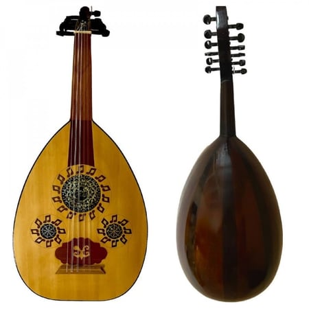 عود عربي أصلي  .آلة العود للبيع   عود موسيقي احترافي  مقام الصبا متجر