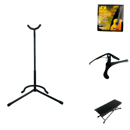 بكج مستلزمات الجيتار متجر مقام الصبا لألأت الموسيقية اقساط رخيص تعليمي