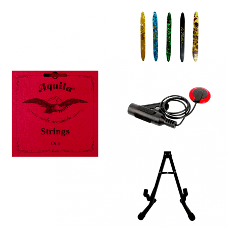 بكج مستلزمات الجيتار متجر مقام الصبا لألأت الموسيقية اقساط رخيص تعليمي