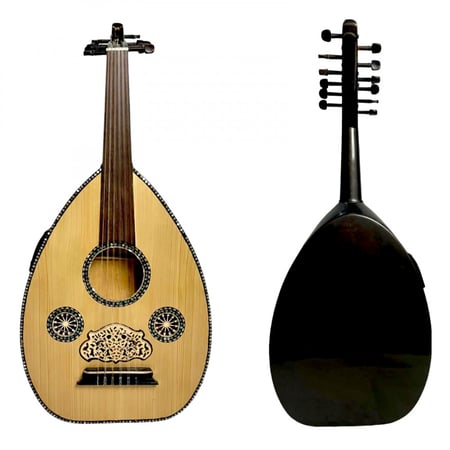 عود كهربائي لون اسود متجر موسيقى لبيع العود متجر مقام الصبا عزف احتراف