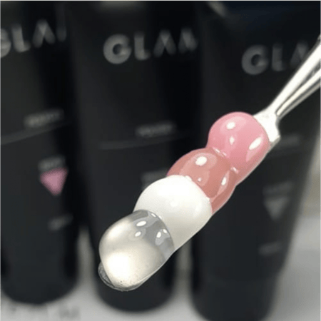 بولي جل لون أبيض 60 مل - White Poly Gel 60 ml