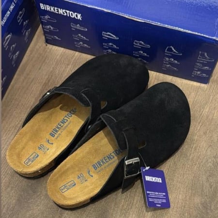 صندل بيركن ستوك بوسطن أسود