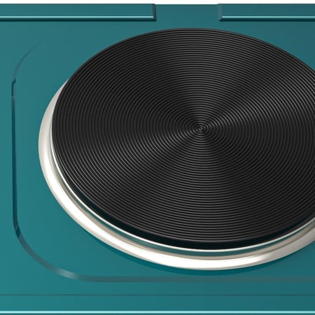 ويننج ستار سطح كهربائي , عدد 2 عين , 5 مستويات , مؤقت , حماية من السخونة الزائدة , 1000 واط , تيركوازي , ST-9638