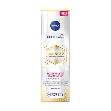 نيفيا Cellular Luminous 630® سائل العناية النهارية المضاد للتصبغات بمعامل حماية50, 40 مل - nivea cellular luminous 630® anti-pigmentflecken tagespflege-fluid lsf 50