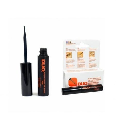 دو غراء رموش اسود مع فرشاة 5 جرام - Duo Brush On Striplash Adhesive, Black