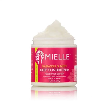 ميلي بلسم الباباسو والنعناع لجميع أنواع الشعر 227 ج - Mielle Deep Conditioner For All Hair Types Babassu Mint