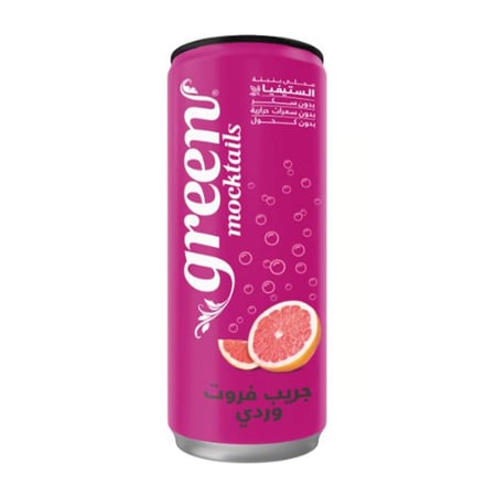 مشروب جرين كولا 330 مل جريب فروت وردي - بروتين فيتامين