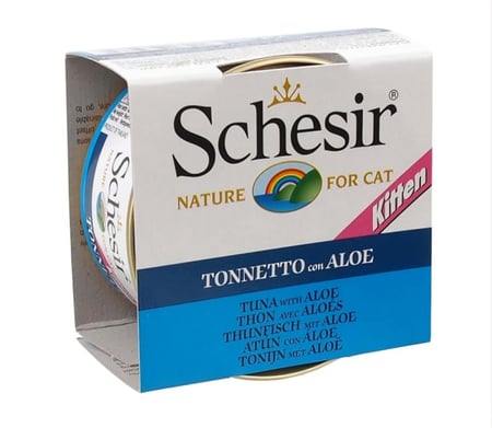 شيزر  التونا مع الصبار للقطط الصغيرة 85غ