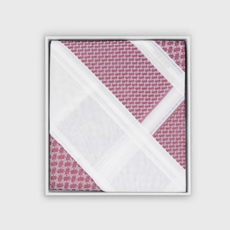 شماغ قولدن كلاسيك أحمر ليزر