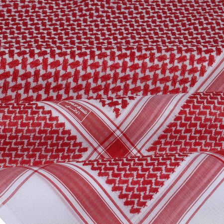 شماغ بروجيه أحمر غامق شيفر
