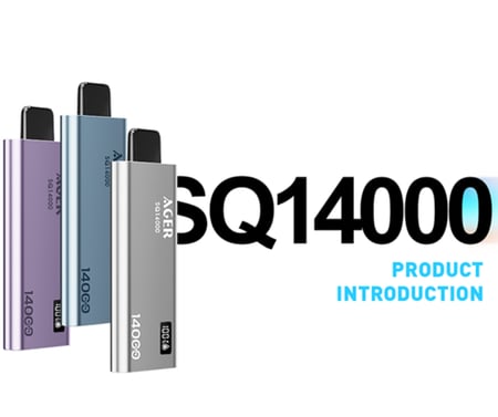 سحبة جاهزة اس كيو من شركة اجير 14000 سحبة - AGER SQ 14000 PUFFS