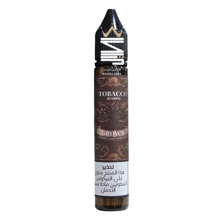 نكهة امريكانو توباكو من شركة موش 30مل - MOOSH TOBACCO SEASONS BROWN 30ml