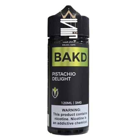 bakd pistachio delight 120ml e liquid 70 30