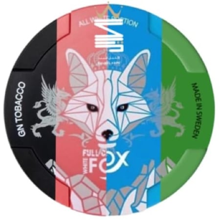علبة أظرف نيكوتين فوكس بنكهات التوباكو والنعناع وتركيز نيكوتين 12 و16