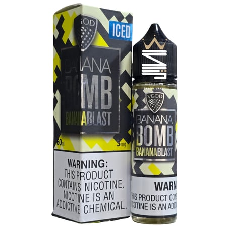 نكهة موز بارد من شركة  فيجود 60 مل - VGOD BANANA BLAST 60ml