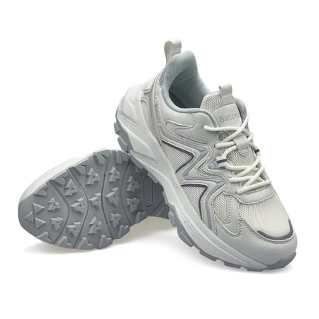 حذاء رياضي نسائي من باتونيا - أبيض و رمادي