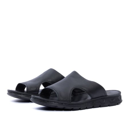 نعال جلد سادة مفتوح رجالي