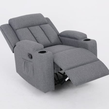 كرسي إسترخاء - رمادي فاتح