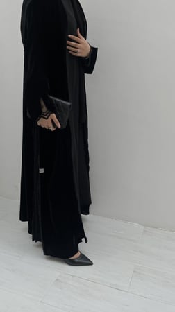 مخمل كوريxدانتيل فرنسي