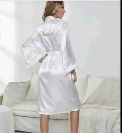 روب عروس ساده