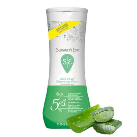 غسول 5×1برائحة الصبار من سمر ايفي Aloe Love 444ml