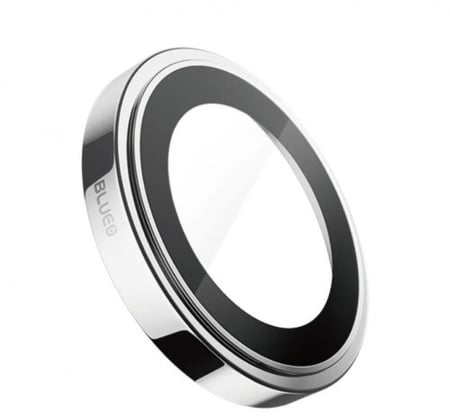 حامي عدسة لنك حجر لنك طبيعي استرالي فضي 15 برو ماكس