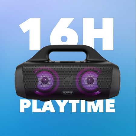 Anker Soundcore Select Pro, Outdoor Bluetooth Speaker with BassUp Tech