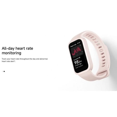 ساعة شاومي مي باند 9 اكتيف بشاشة لمس ملونة - وردي