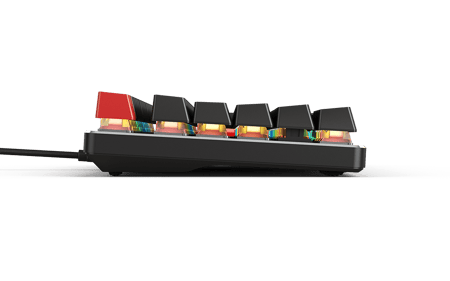 كيبورد ميكانيكي جلورويس الحجم المتوسط أسود