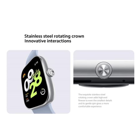 ساعة شاومي ريدمي واتش 4 - فضي