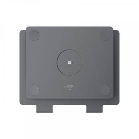 حامل لابتوب موماكس قابل للدوران 360 درجة ألومنيوم - رمادي