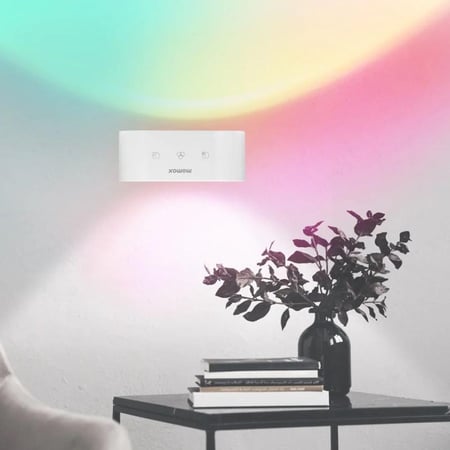 إضاءة مكتبية موماكس متنقل سنابلوكس LED أصفر مود لايت - أبيض