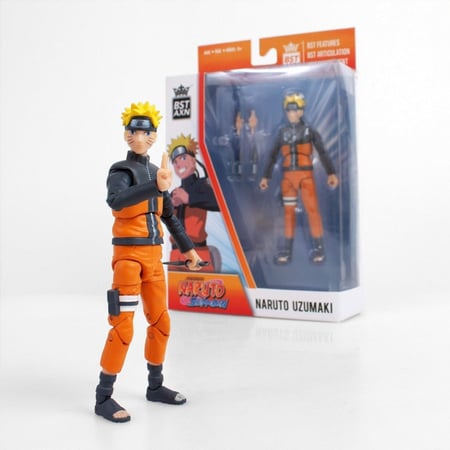 NARUTO SHIPPUDEN BST AXN NARUTO UZUMAKI ACTION FIGURE BY THE LOYAL SUB