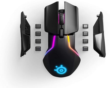 STEELSERIES RIVAL 650 WIRELESS MOUSE BLACK