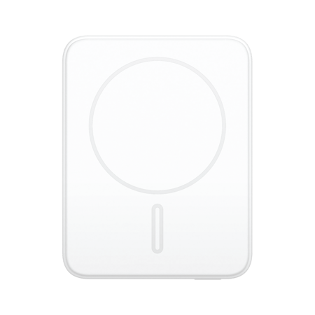 بطارية مغناطيسية موماكس كيو ماغ مينمال بسعة 10000 ملي امبير MagSafe أبيض